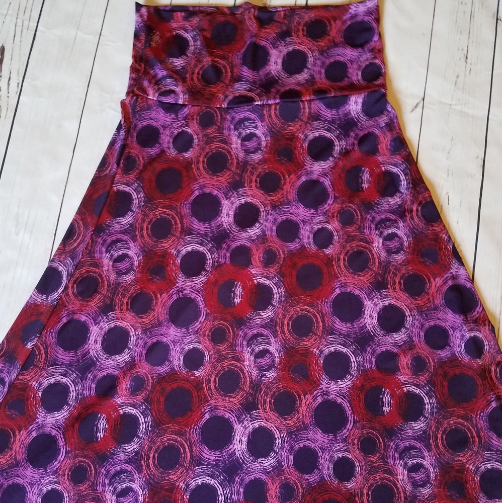 LulaRoe Maxi skirt size Medium